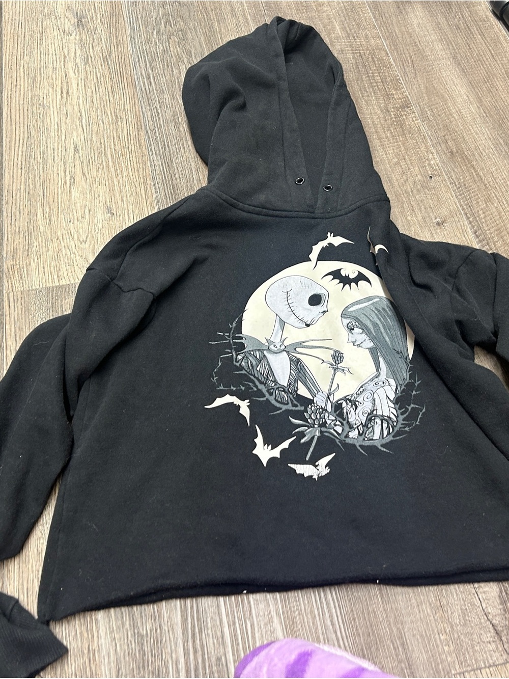 Girls disney Black Hooded Sweatshirt